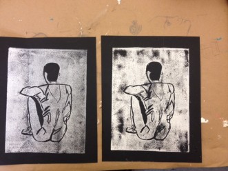 Printmaking from Life Drawing Sessions