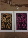 Printmaking from Life Drawing Sessions
